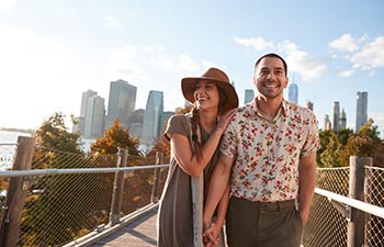 Couple in New York.