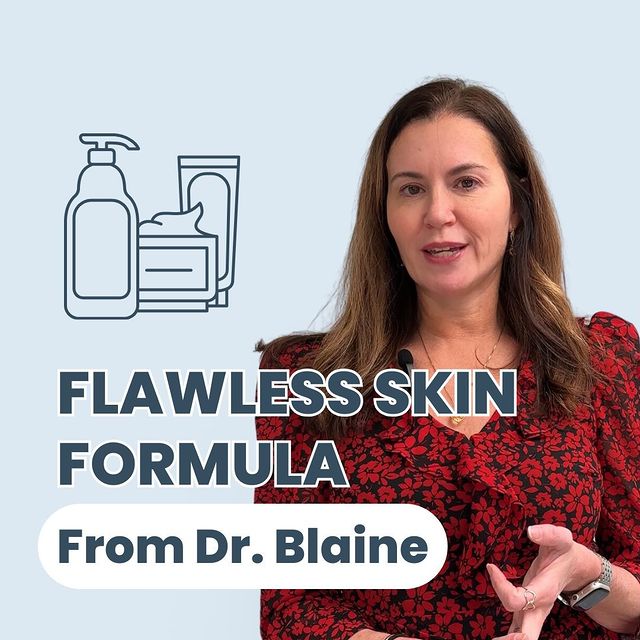 Watch the reel to learn some advice from Dr. Blaine and her personal skincare go-tos every year. DM us to book an appointment for healthier, radiant skin